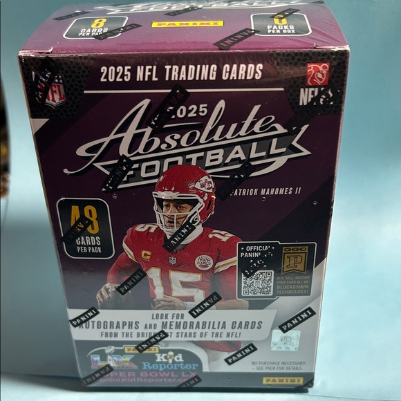 2025 Panini Absolute Football Trading Cards Blaster Box Purple 48ct New Kaboom! - Picture 2 of 2